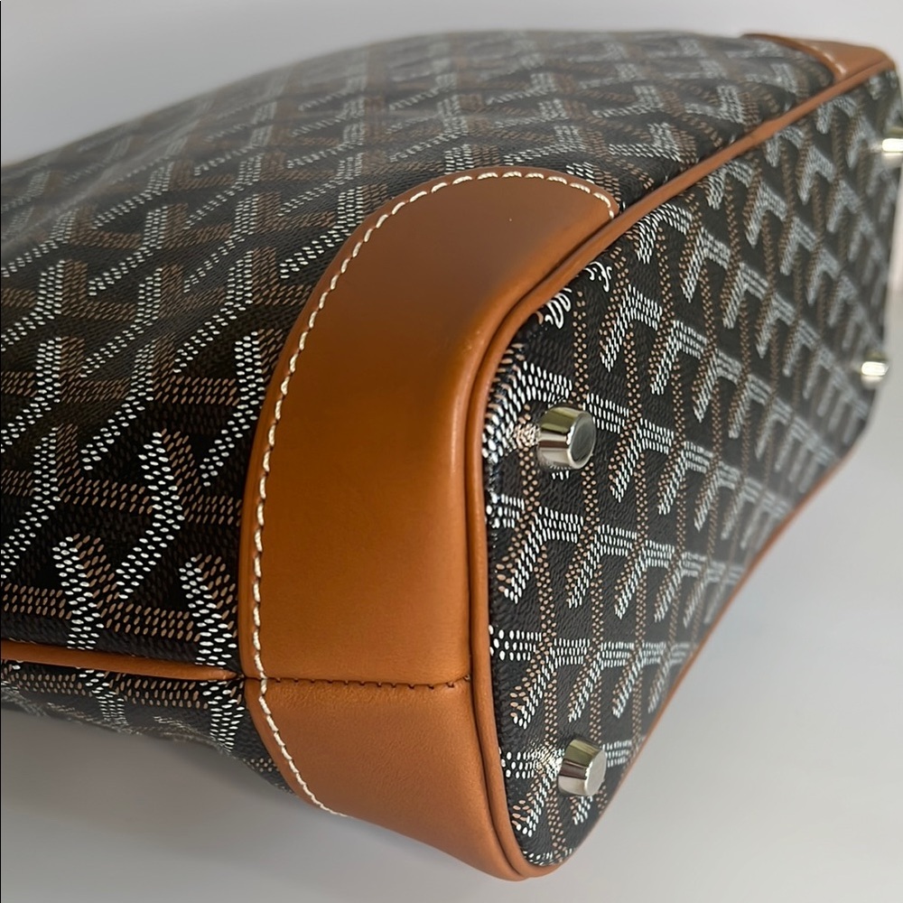 Goyard Brown & Black St. Louis Tote Bag - Picture 6 of 14